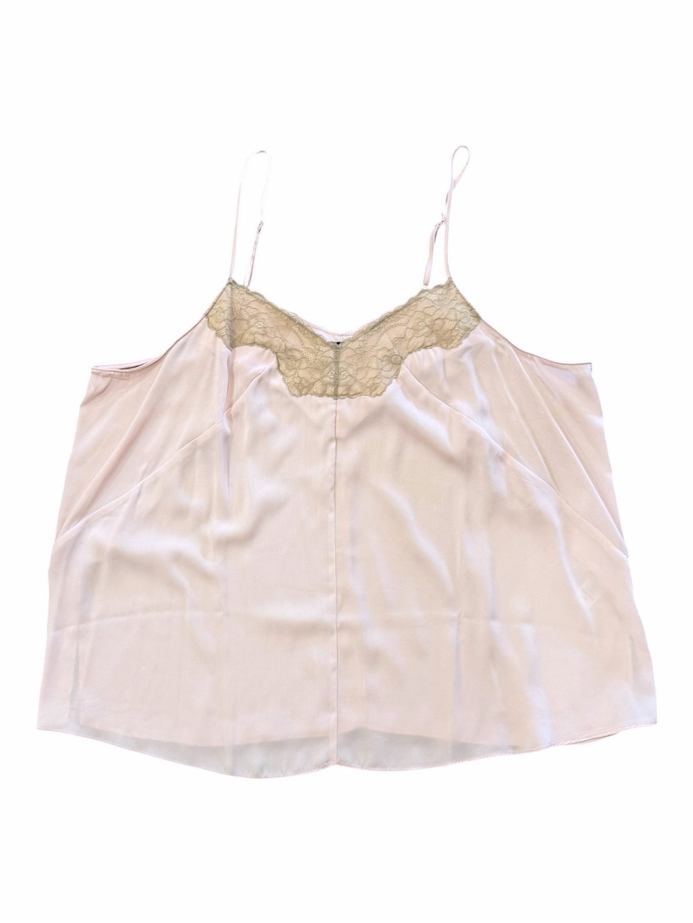 Denim 24/7 Delicate Lace-Trim Camisole - Blush with Beige Lace 24w